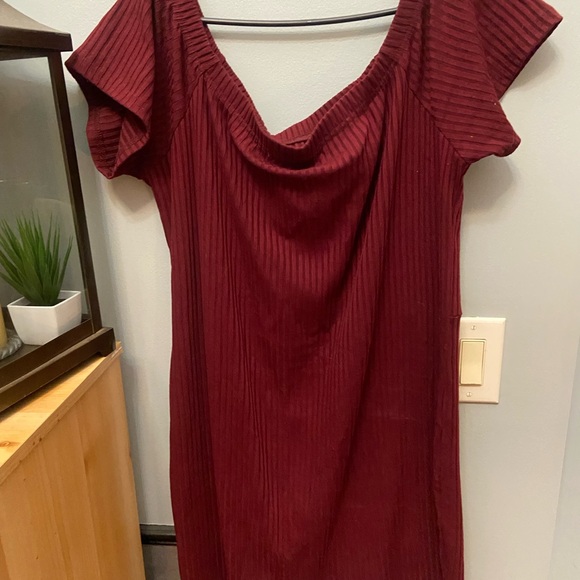 LU NYC Womens maroon mini dress size 3X - Picture 7 of 7